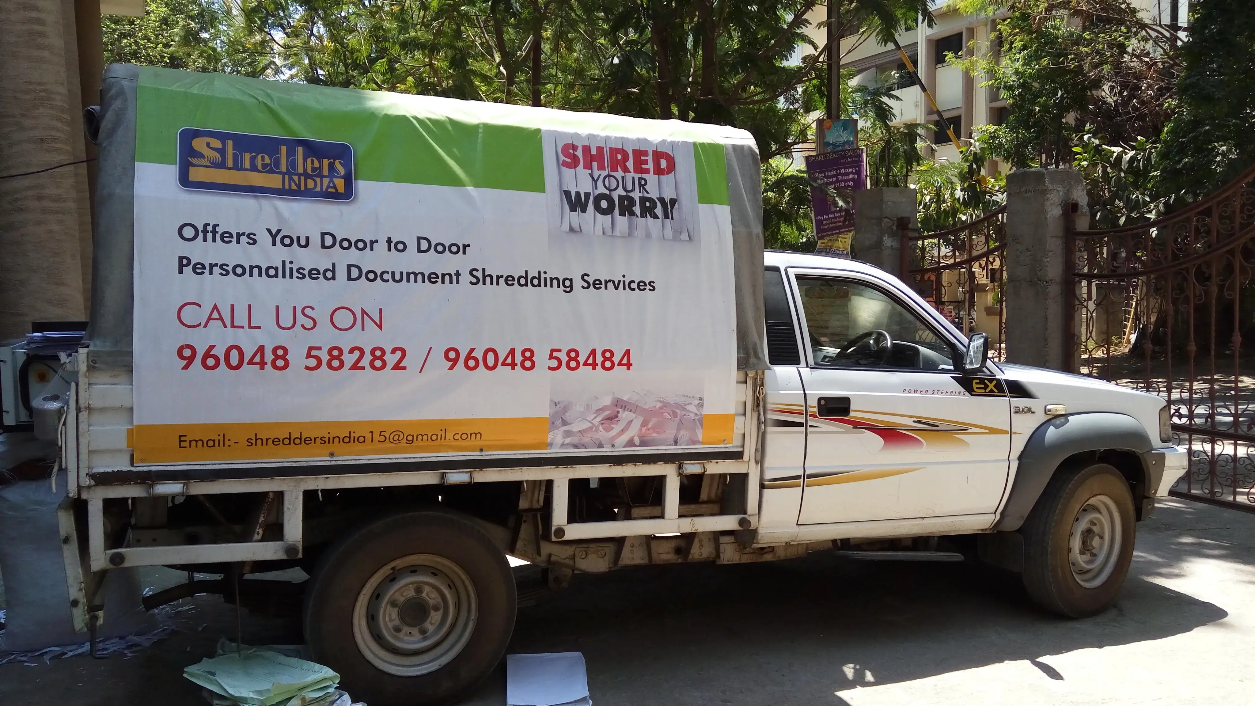 On-site-Shredding-Vehicle - Shredders India